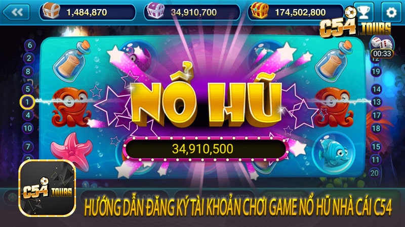 Hướng dẫn đăng ký tài khoản chơi game Nổ hũ nhà cái c54