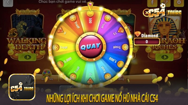 Những lợi ích khi chơi game Nổ hũ nhà cái c54